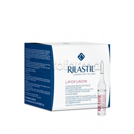 Rilastil Lipofusion Concentrato Anticellulite in Fiale 10 Fiale da 7,5ml Rilastil Lipofusion Concentrato Anticellulite in Fiale 10 Fiale da 7,5ml