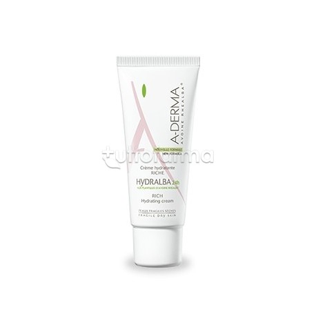A-Derma Hydralba Crema Idratante Ricca 24H per Pelle Secca 40 ml A-Derma Hydralba Crema Idratante Ricca 24H per Pelle Secca 40 ml