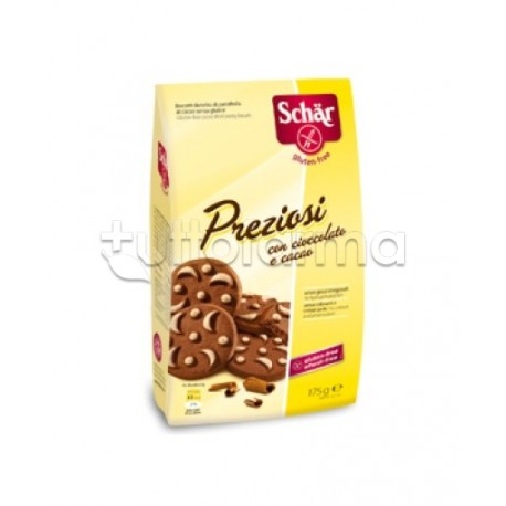 Schar Preziosi Biscotti Di Pastafrolla Al Cacao Senza Glutine 175g Schar Preziosi Biscotti Di Pastafrolla Al Cacao Senza Glutine 175g
