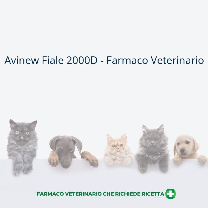 Avinew Fiale 2000D - Farmaco Veterinario