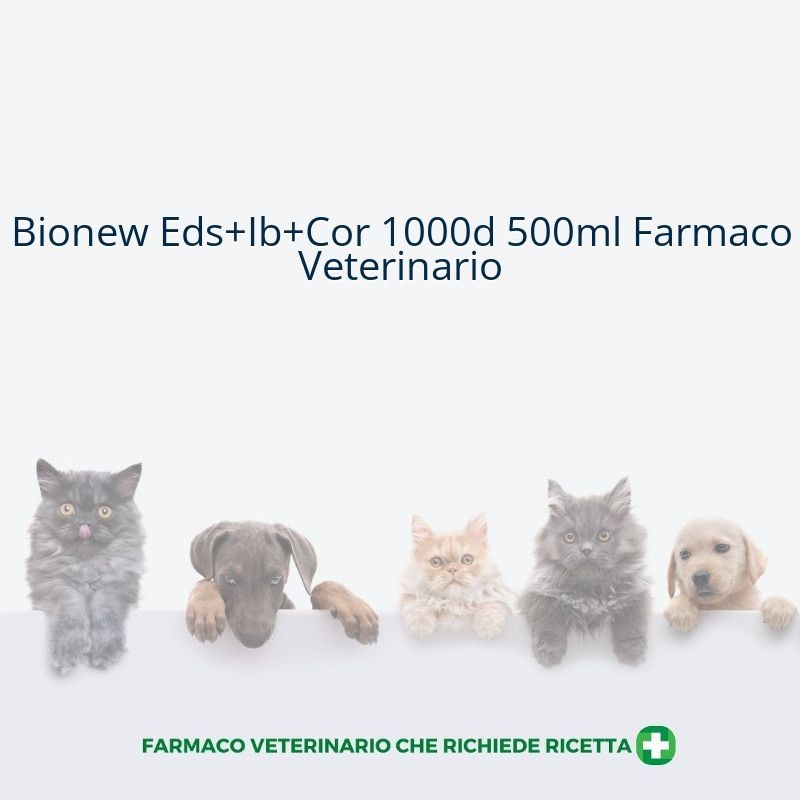 Bionew Eds+Ib+Cor 1000d 500ml Farmaco Veterinario