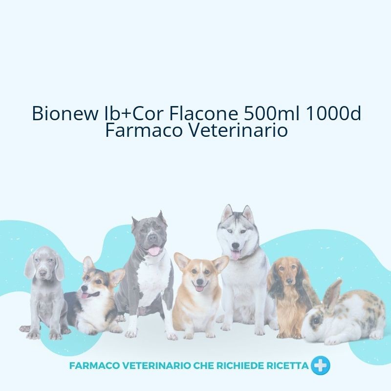 Bionew Ib+Cor Flacone 500ml 1000d Farmaco Veterinario