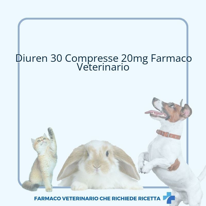 Diuren 30 Compresse 20mg Farmaco Veterinario