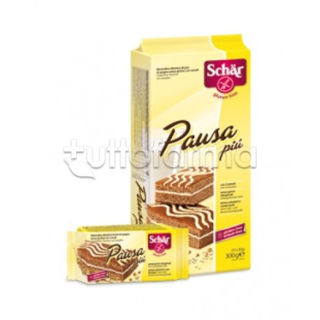Schar Pausa Più Merendina Di Pan Di Spagna Senza Glutine Con Cereali 300g Schar Pausa Più Merendina Di Pan Di Spagna Senza Glutine Con Cereali 300g