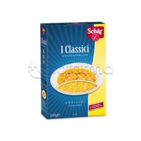 Schar Pasta Senza Glutine Anellini 250g Schar Pasta Senza Glutine Anellini 250g