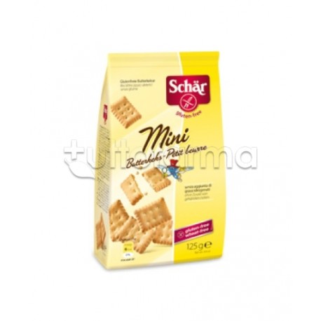 Schar Mini Butterkeks Biscotti Croccanti Senza Glutine 125g Schar Mini Butterkeks Biscotti Croccanti Senza Glutine 125g