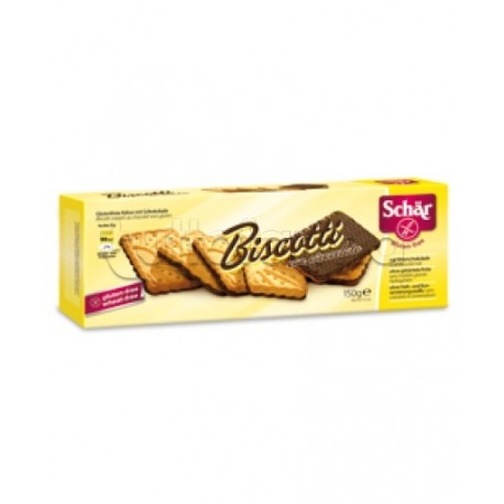Dr. Schär Biscotti Senza Glutine al Cioccolato Fondente 150g