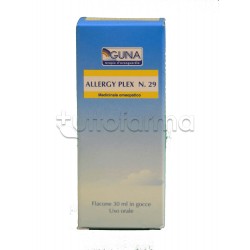 Allergy Plex 29 Polline Heel Guna Gocce Omeopatiche per Allergia 30ml