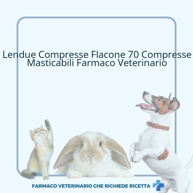 Lendue Compresse Flacone 70 Compresse Masticabili Farmaco Veterinario