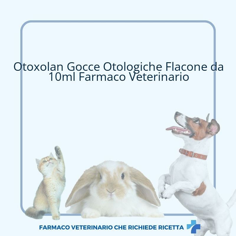 Otoxolan Gocce Otologiche Flacone da 10ml Farmaco Veterinario
