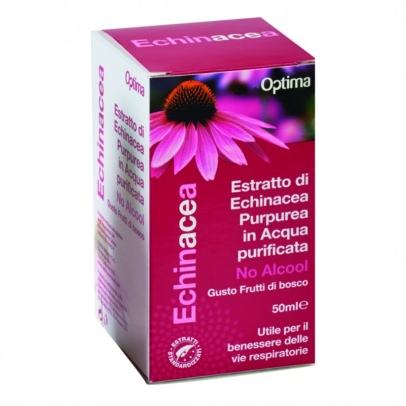 Optima Naturals Echinacea Estratto Integratore Vie Respiratorie 50ml
