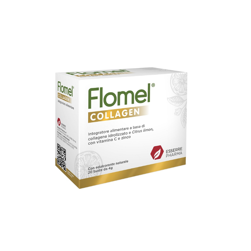 Flomel Collagene Integratore Pelle e Unghie 20 Flaconcini