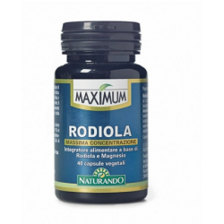 Maximum Rodiola Integratore per Memoria e Concentrazione 40 Capsule Maximum Rodiola Integratore per Memoria e Concentrazione 40 Capsule
