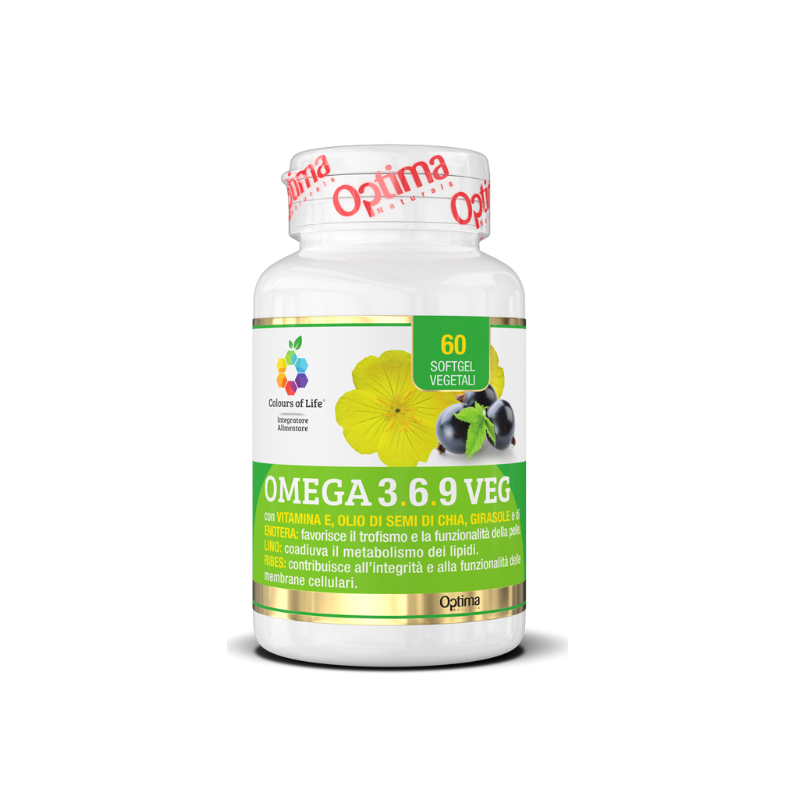 Optima Naturals Omega 3 6 9 Veg Integratore 60 Soft Gel