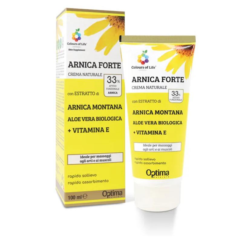 Optima Naturals Crema Eudermica Arnica Forte Tubo da 100ml - TuttoFarma