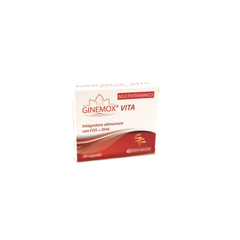 Ginemox Vita Integratore per Gravidanza 30 Capsule Ginemox Vita Integratore per Gravidanza 30 Capsule