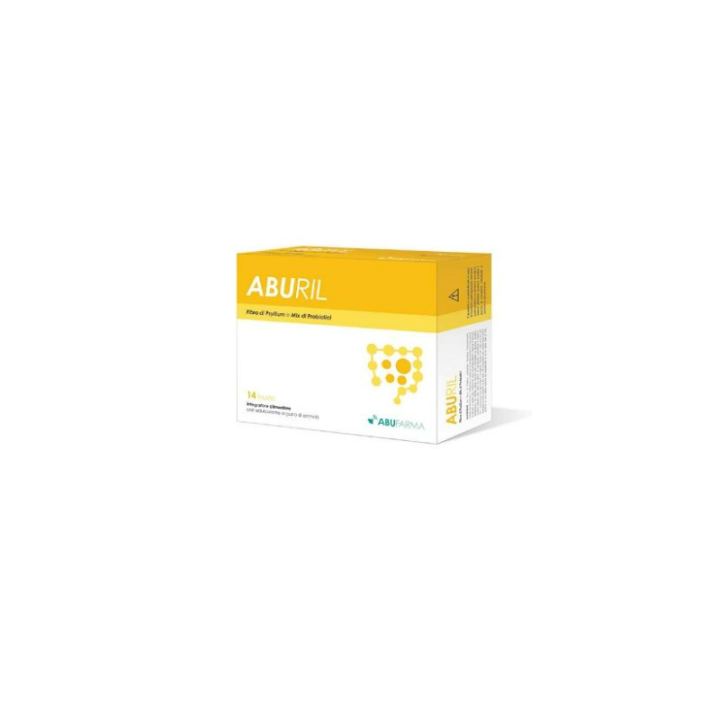 Aburil Integratore per Benessere Intestinale e Gonfiore 14 Bustine Aburil Integratore per Benessere Intestinale e Gonfiore 14 Bustine