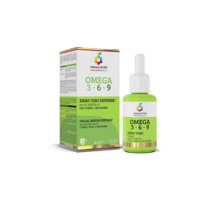 Optima Naturals Colours of Life Omega 369 Siero Viso Idratante 30ml Optima Naturals Colours of Life Omega 369 Siero Viso Idratante 30ml
