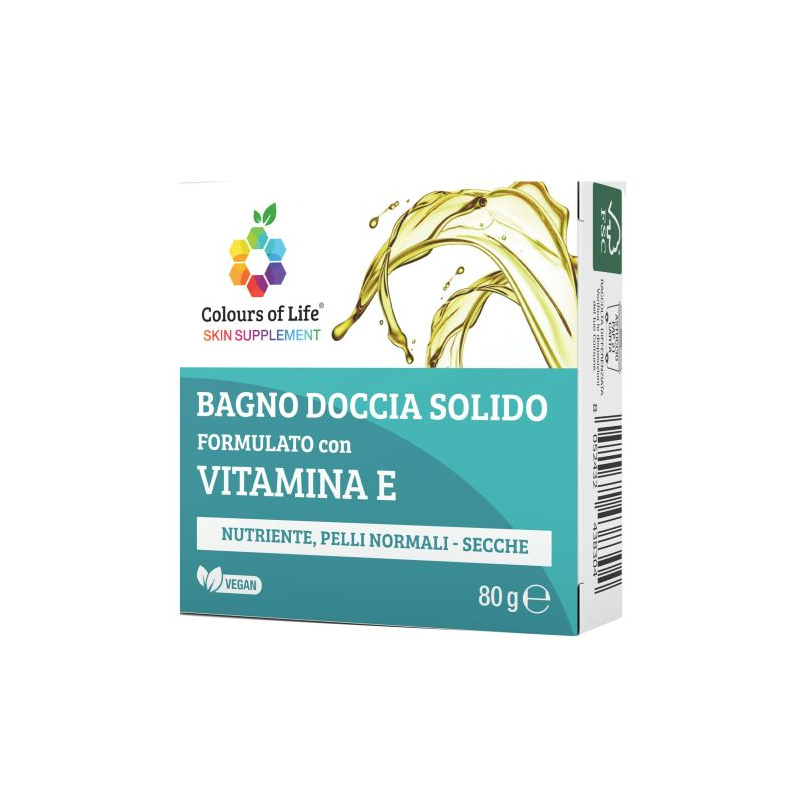 Optima Naturals Colours Of Life Vitamina E Bagno Doccia Solido 80g