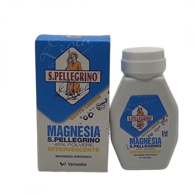 Magnesia San Pellegrino Effervescente Lassativo 100 Gr Limone