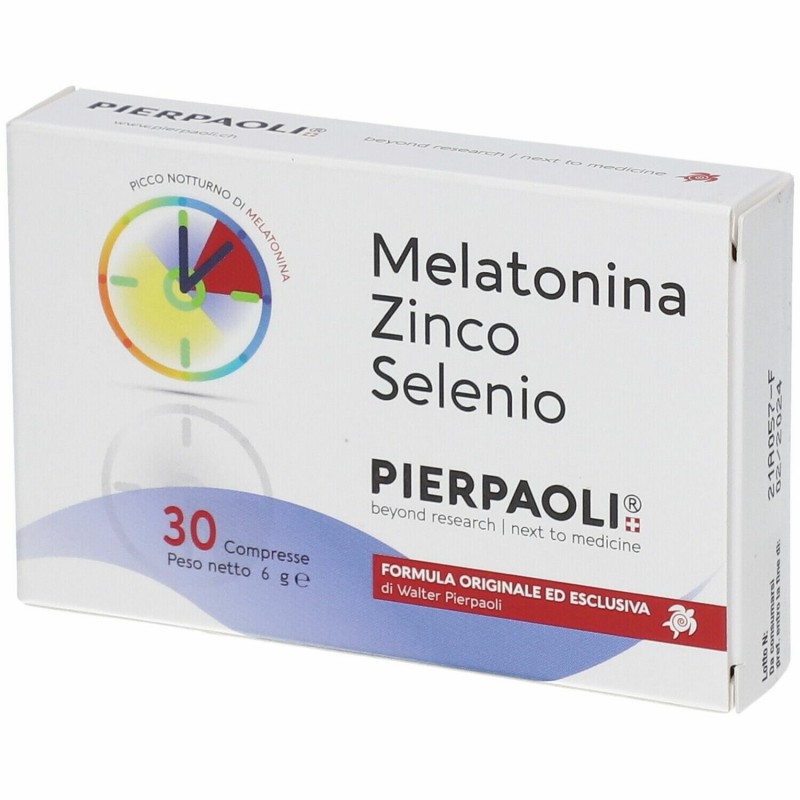 Dr. Pierpaoli Melatonina Zinco e Selenio 30 Compresse