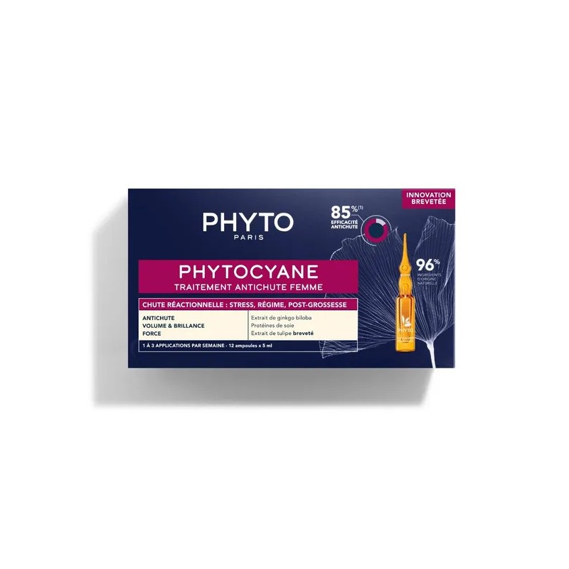 Phyto Phytocyane Fiale Donna Anti Caduta Temporanea 12 Fiale