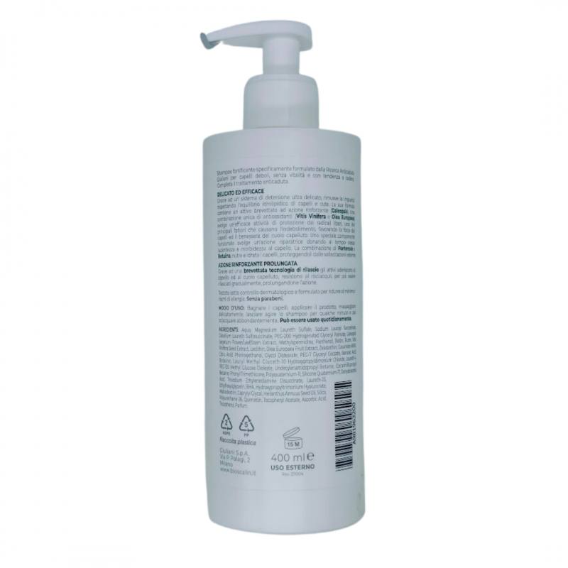 Bioscalin Nova Genina Shampoo Fortificante Rivitalizzante Formato grande 400ml