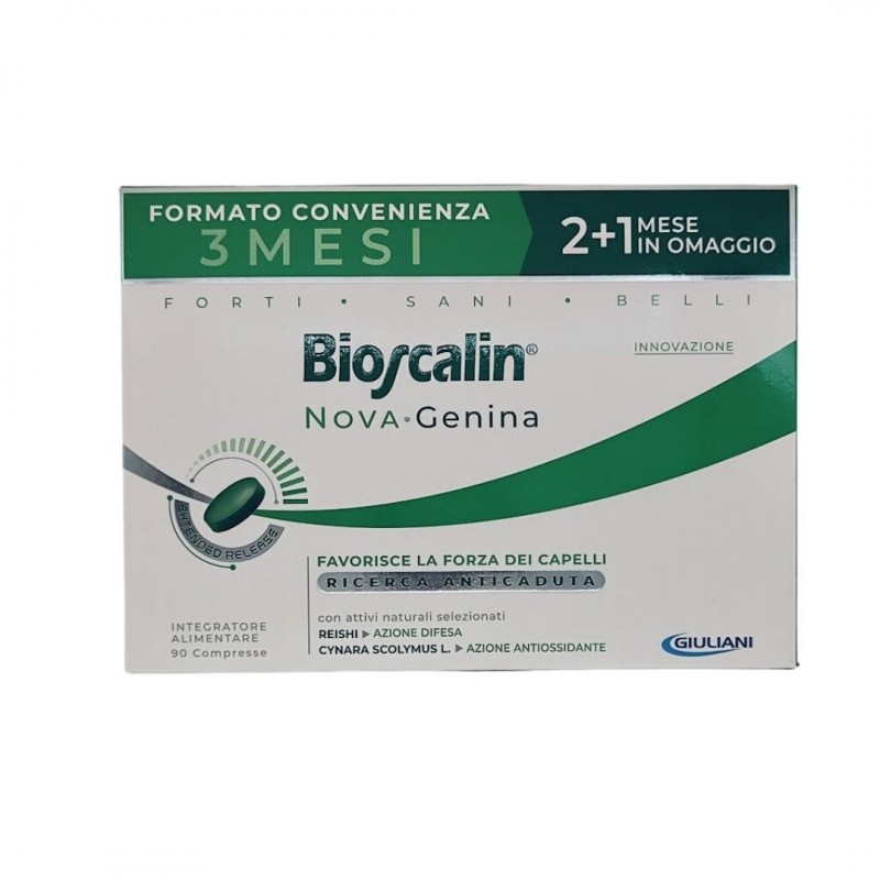 Bioscalin Nova Genina Integratore per Capelli Deboli 3 mesi 90 Compresse