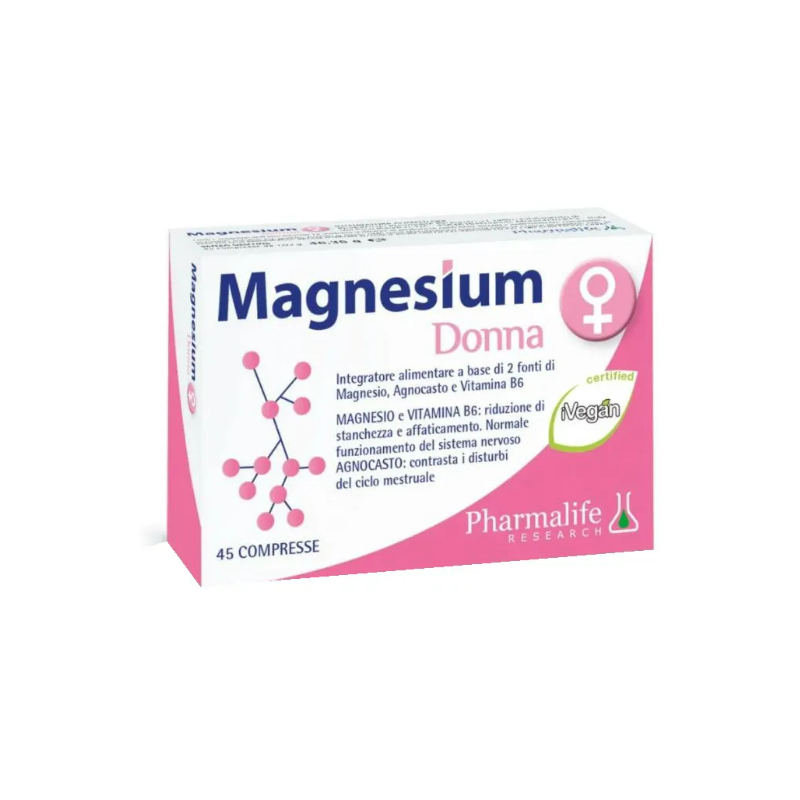 Magnesium Donna Integratore Energizzante Donna 45 Compresse Singole