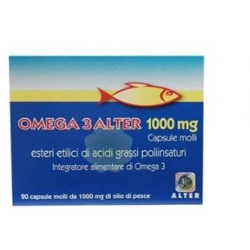 Alter Omega 3 Integratore per Cuore e Vista 20 Capsule Singole