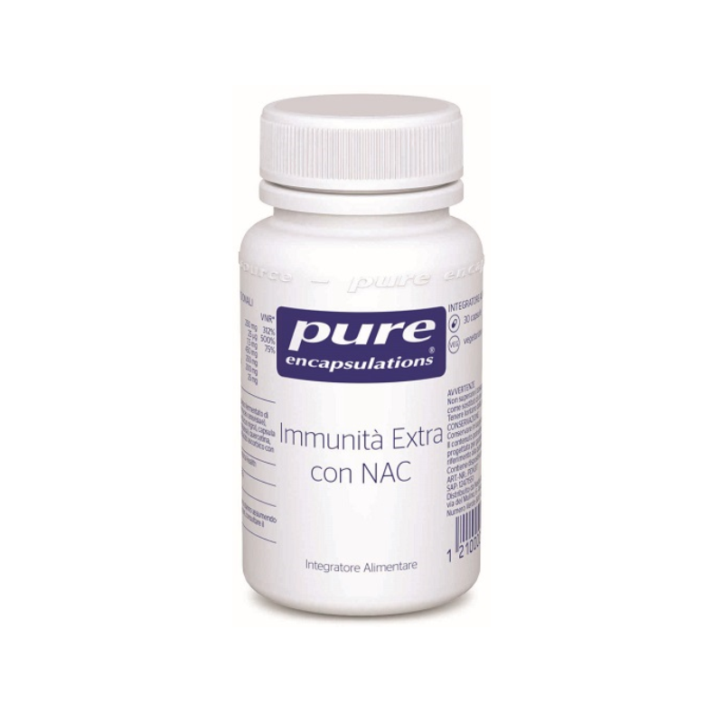 Pure Encapsulations Immunità Extra con N-Acetilcisteina 30 capsule Pure Encapsulations Immunità Extra con N-Acetilcisteina 30 capsule