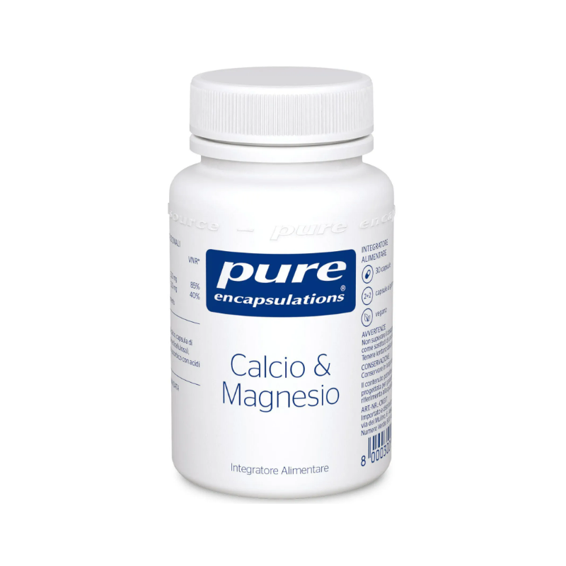 Pure Encapsulations Calcio & Magnesio Integratore Energizzante 30 Capsule Singole