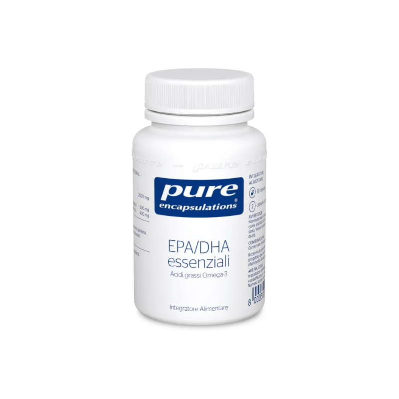 Pure Encapsulations EPA/DHA Essenziali Integratore per Cuore e Cervello 30 Capsule Singole