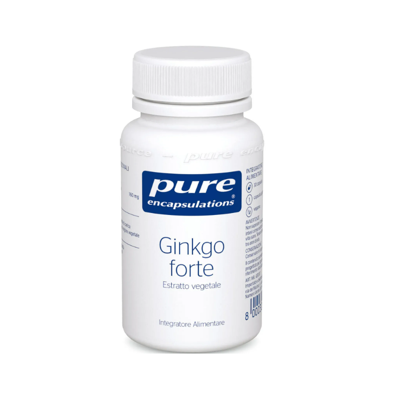 Pure Encapsulations Ginkgo Forte Integratore Antiossidante 30 Capsule Singole