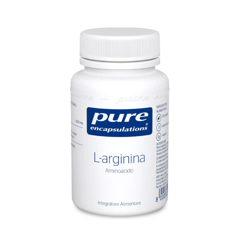 Pure Encapsulations L-Arginina Integratore per la Circolazione 30 Capsule Singole Pure Encapsulations L-Arginina Integratore per la Circolazione 30 Capsule Singole
