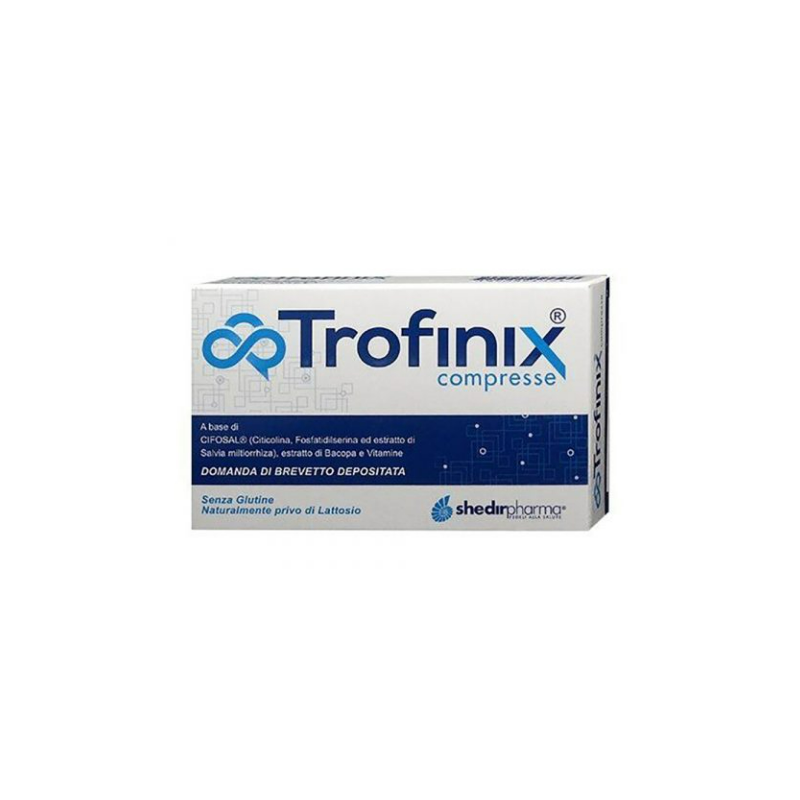 Trofinix Integratore per Memoria e Concentrazione 20 Compresse Singole Trofinix Integratore per Memoria e Concentrazione 20 Compresse Singole
