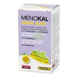 Menokal Sazia Slim Integratore per Controllo della Fame 60 Compresse Singole Menokal Sazia Slim Integratore per Controllo della Fame 60 Compresse Singole