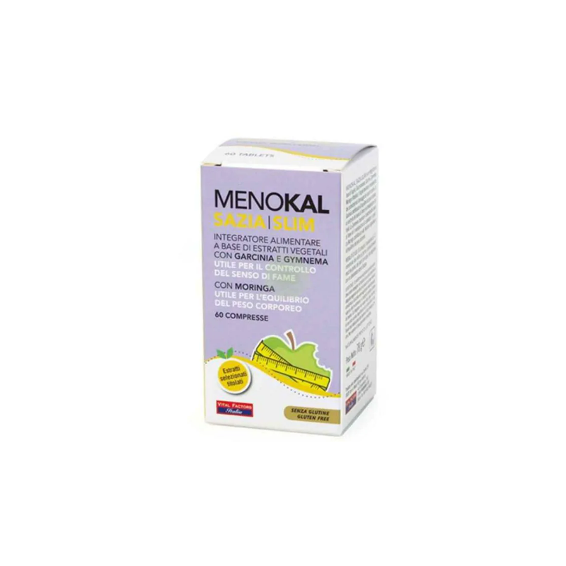Menokal Sazia Slim Integratore per Controllo della Fame 60 Compresse Singole Menokal Sazia Slim Integratore per Controllo della Fame 60 Compresse Singole