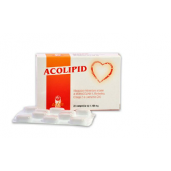 Acolipid Integratore per Colesterolo 20 Compresse Singole Acolipid Integratore per Colesterolo 20 Compresse Singole