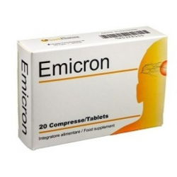 Emicron Integratore per Emicrania 20 Compresse Singole Emicron Integratore per Emicrania 20 Compresse Singole