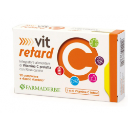Vit C Retard Integratore di Vitamina C 20 Compresse Singole Vit C Retard Integratore di Vitamina C 20 Compresse Singole