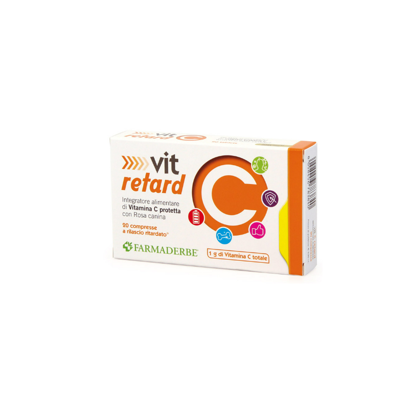 Vit C Retard Integratore di Vitamina C 20 Compresse Singole