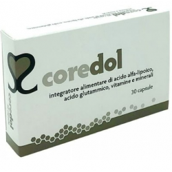 Scatola Coredol Integratore per il Metabolismo 30 Compresse Scatola Coredol Integratore per il Metabolismo 30 Compresse
