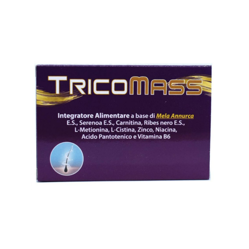 Tricomass Integratore per Capelli 30 Compresse