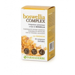 Farmaderbe Boswellia Complex Integratore per Articolazioni 30 Compresse Singole Farmaderbe Boswellia Complex Integratore per Articolazioni 30 Compresse Singole