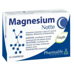 Magnesium Notte Integratore per Sonno 45 Compresse Singole Magnesium Notte Integratore per Sonno 45 Compresse Singole