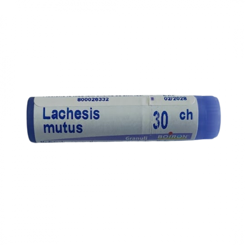 Foto Fronte Boiron Lachesis Mutus 30CH Monodose Globuli Omeopatici