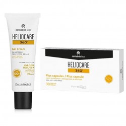 Heliocare 360 Gel Crema Solare SPF100 50ml Promo con Omaggio Plus 7 Capsule Heliocare 360 Gel Crema Solare SPF100 50ml Promo con Omaggio Plus 7 Capsule