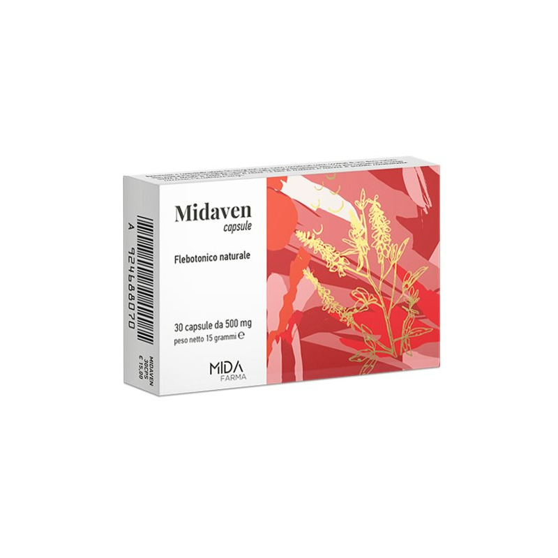 Midaven Integratore per Circolazione 30 Capsule Singole Midaven Integratore per Circolazione 30 Capsule Singole