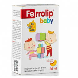 Ferrolip Baby Integratore di Ferro per i Bambini Piccoli 30ml Ferrolip Baby Integratore di Ferro per i Bambini Piccoli 30ml